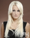 Hair extensions Long Layers Platinum Blonde