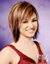 Mid length textured bob dimensional color hair hairstyle