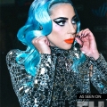 Lady Gaga Blue Hues Hairstyle