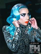 Lady Gaga Blue Hues Hairstyle