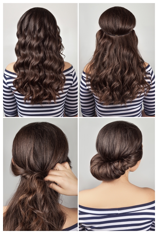 Hairstyle French Roll